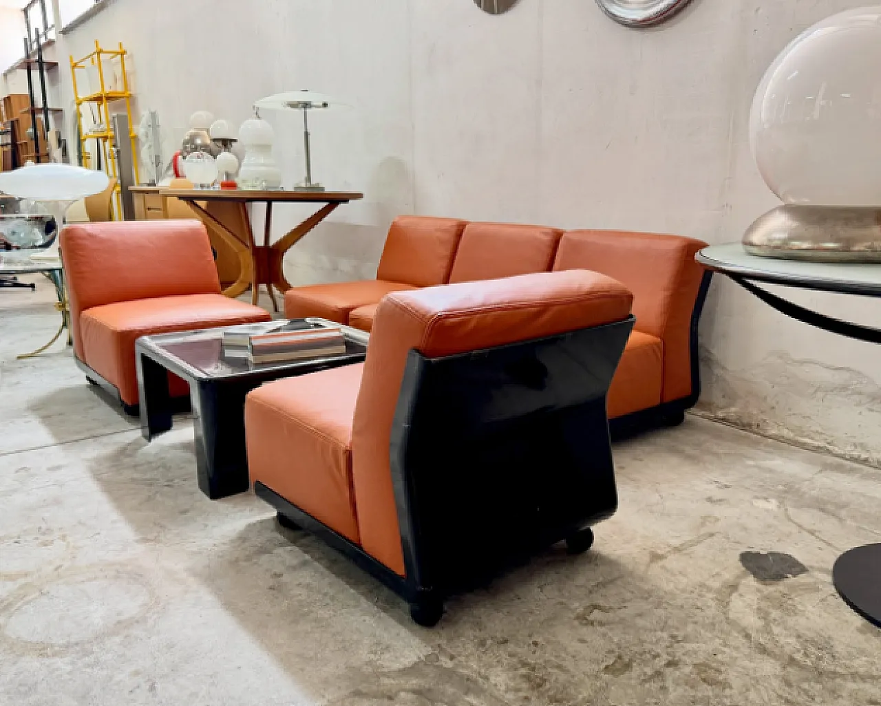 Modular Amanta armchairs by Mario Bellini, 1970s 4