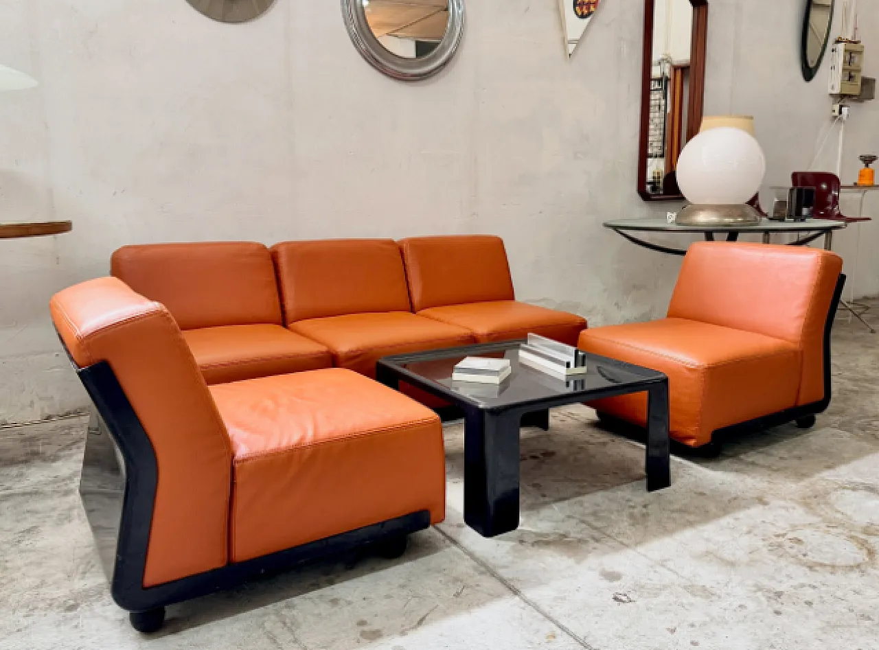 Modular Amanta armchairs by Mario Bellini, 1970s 5