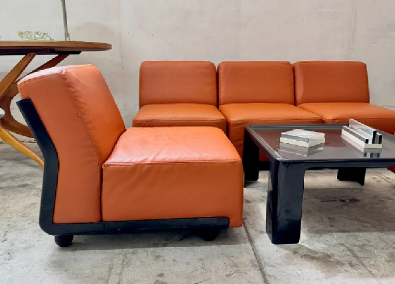 Modular Amanta armchairs by Mario Bellini, 1970s 6
