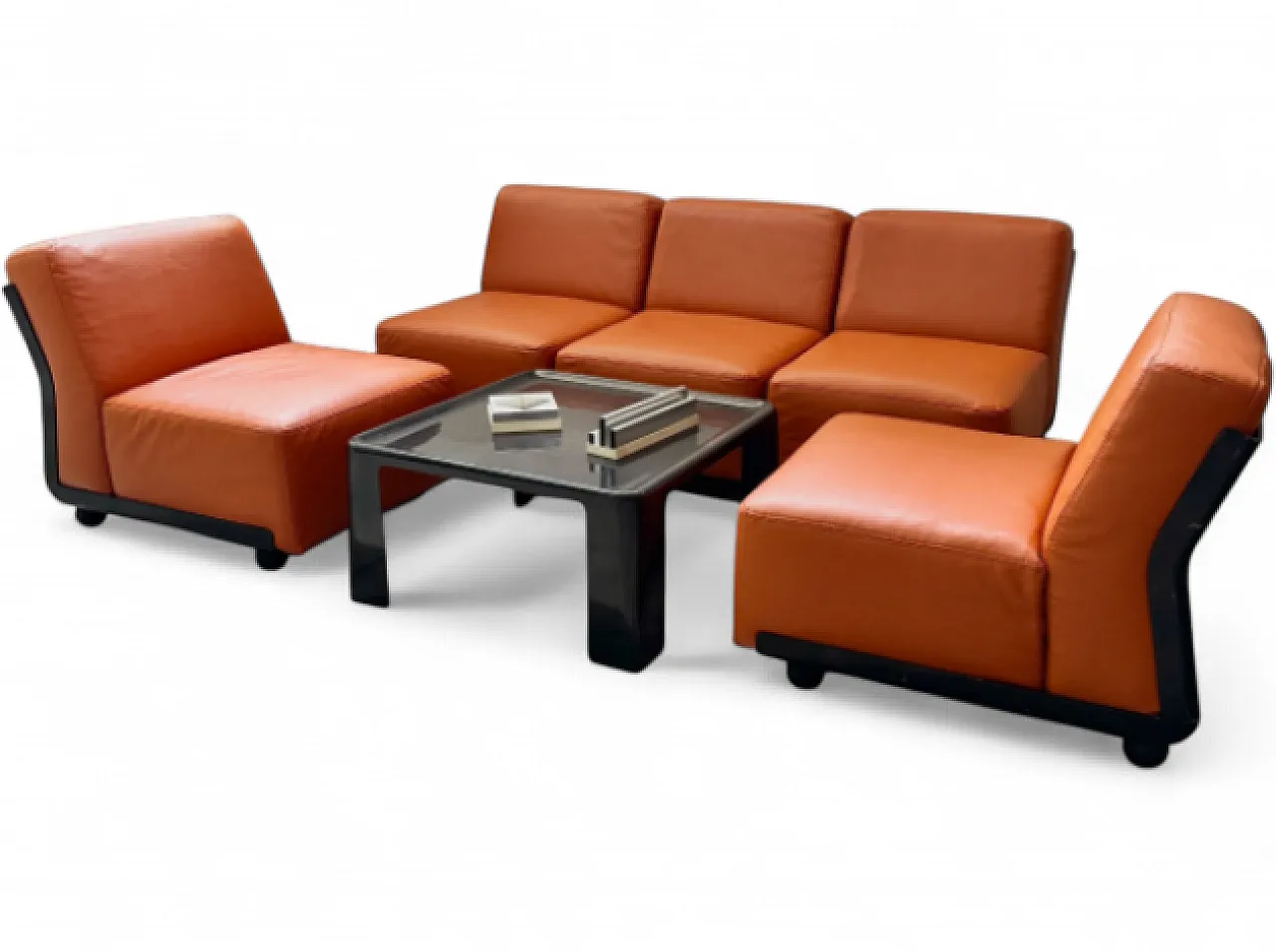 Modular Amanta armchairs by Mario Bellini, 1970s 11