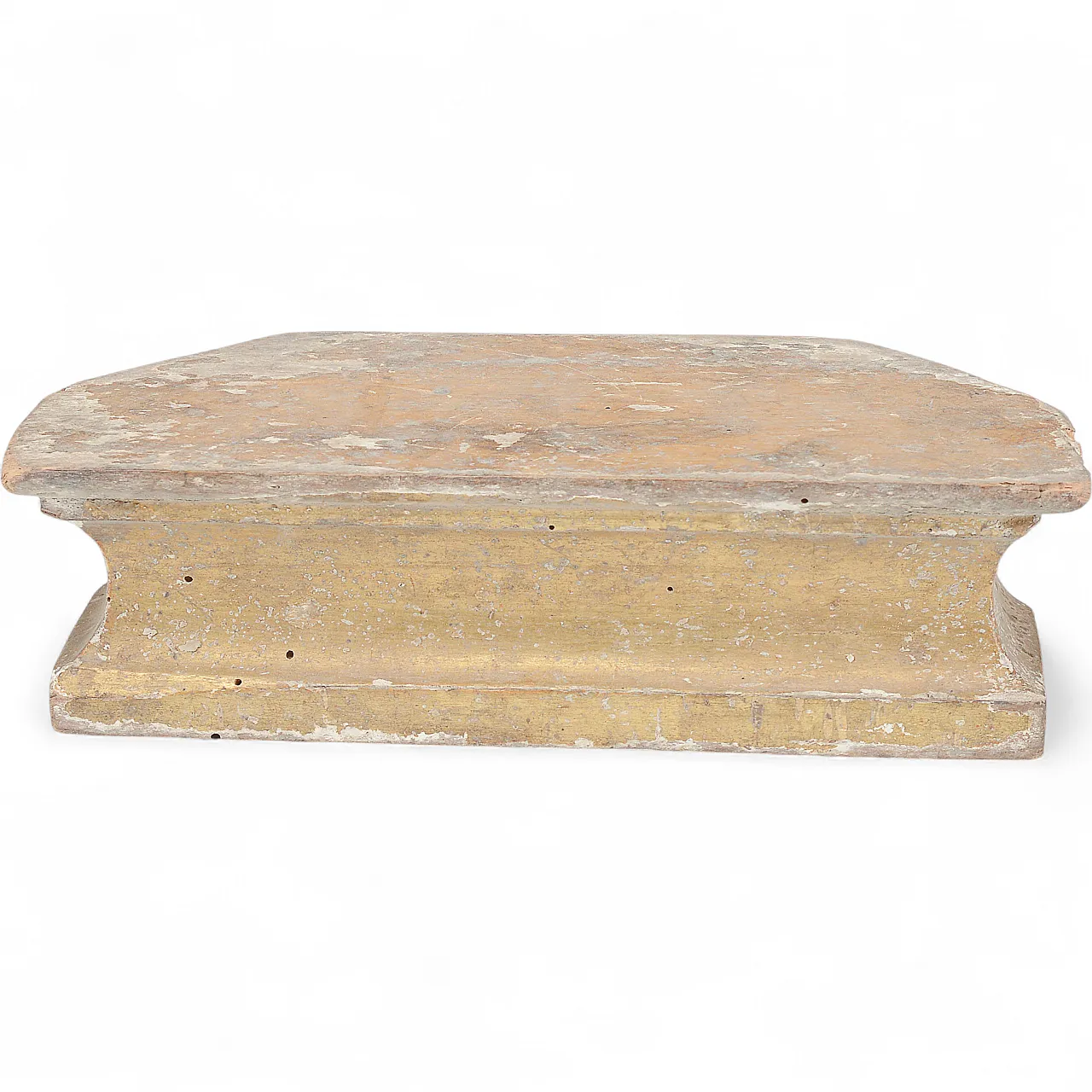 Carved and gilded wooden base, 18th century 9