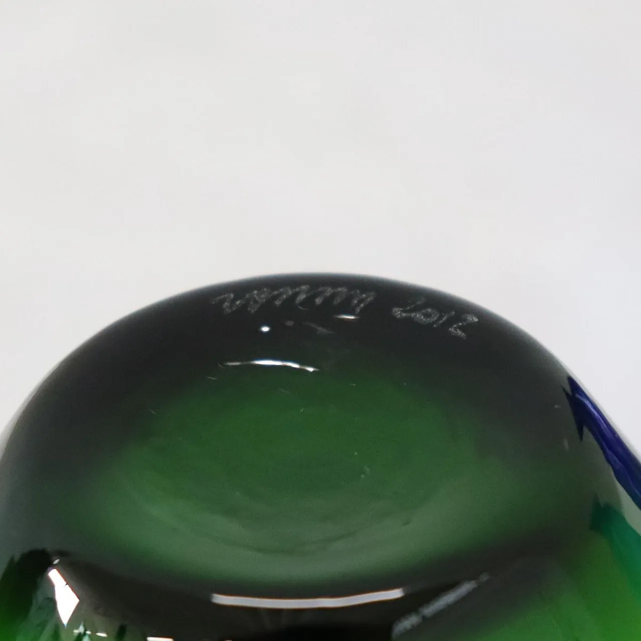 Set of 3 Murano glass vases by Venini, 2012 7