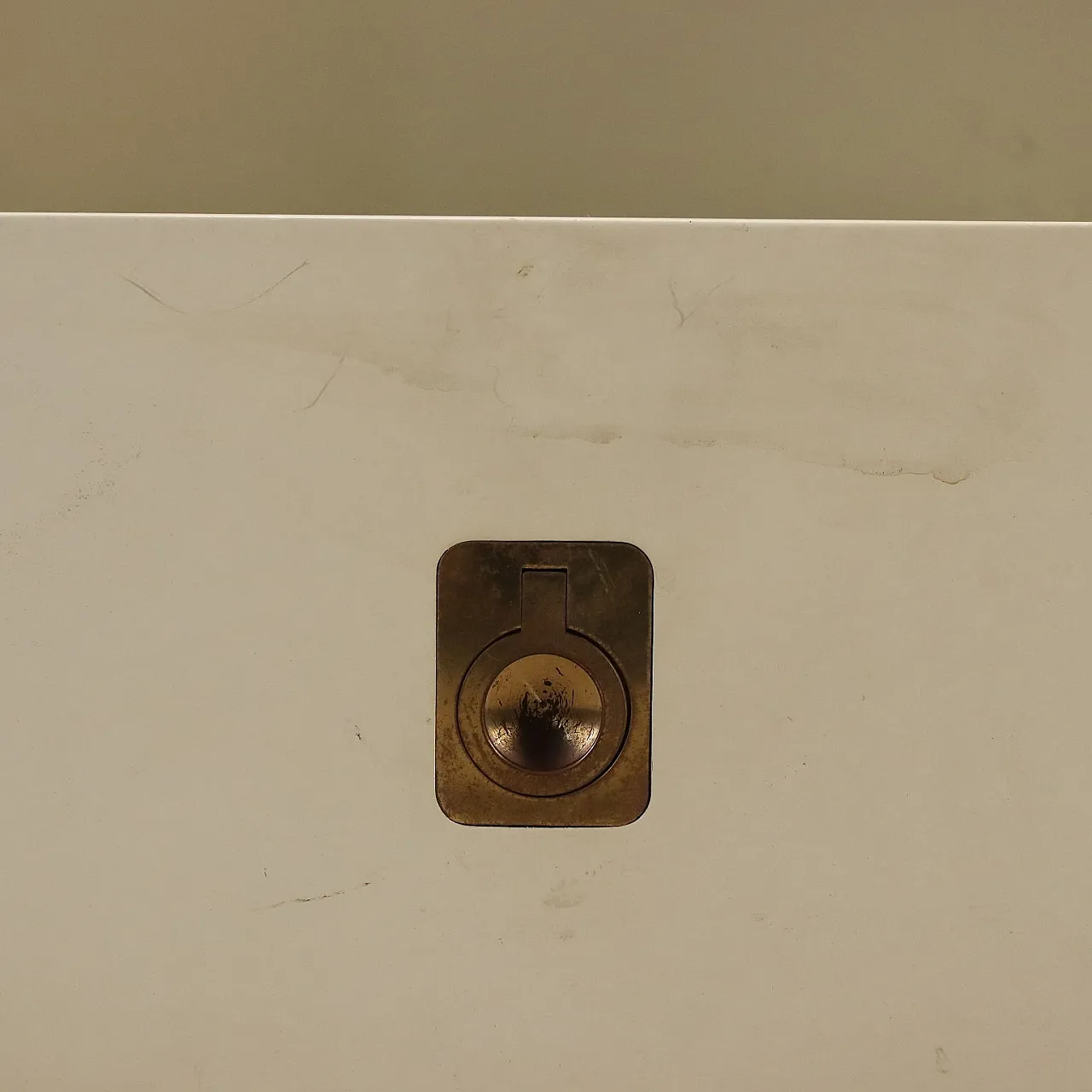 Bedside table in white lacquered wood, 1970s 7