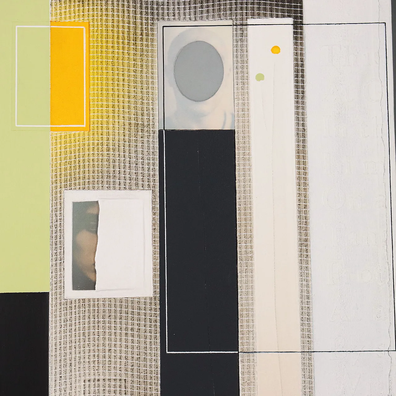 Work by Angelo Cagnone, mixed media on canvas, 2000s 3