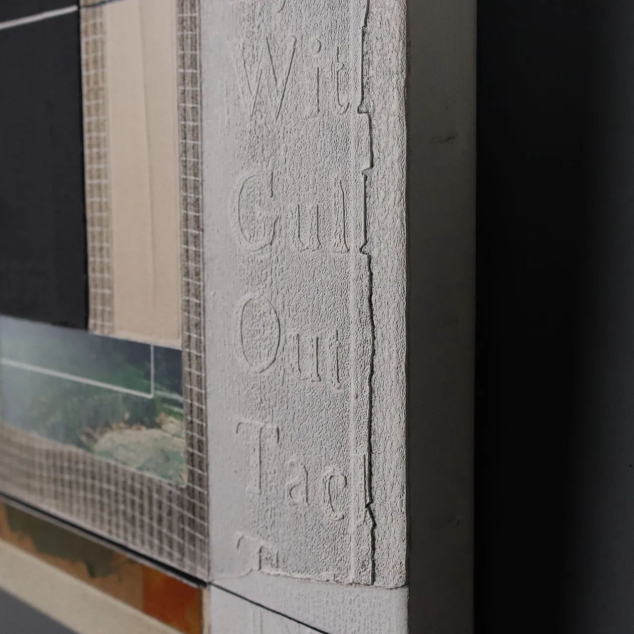 Work by Angelo Cagnone, mixed media on canvas, 2000s 7