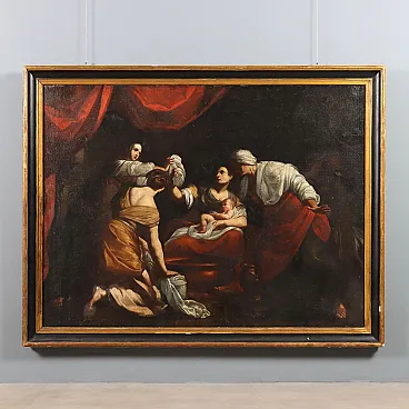The Birth of the Virgin Mary, oil on canvas, 16th century