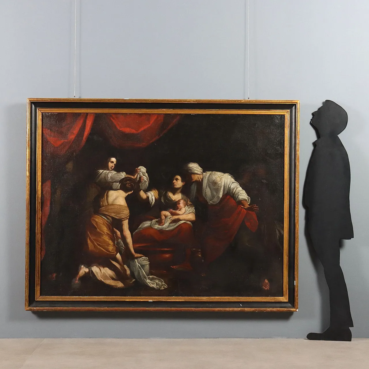 La Nascita di Maria Vergine, olio su tela, '500 2