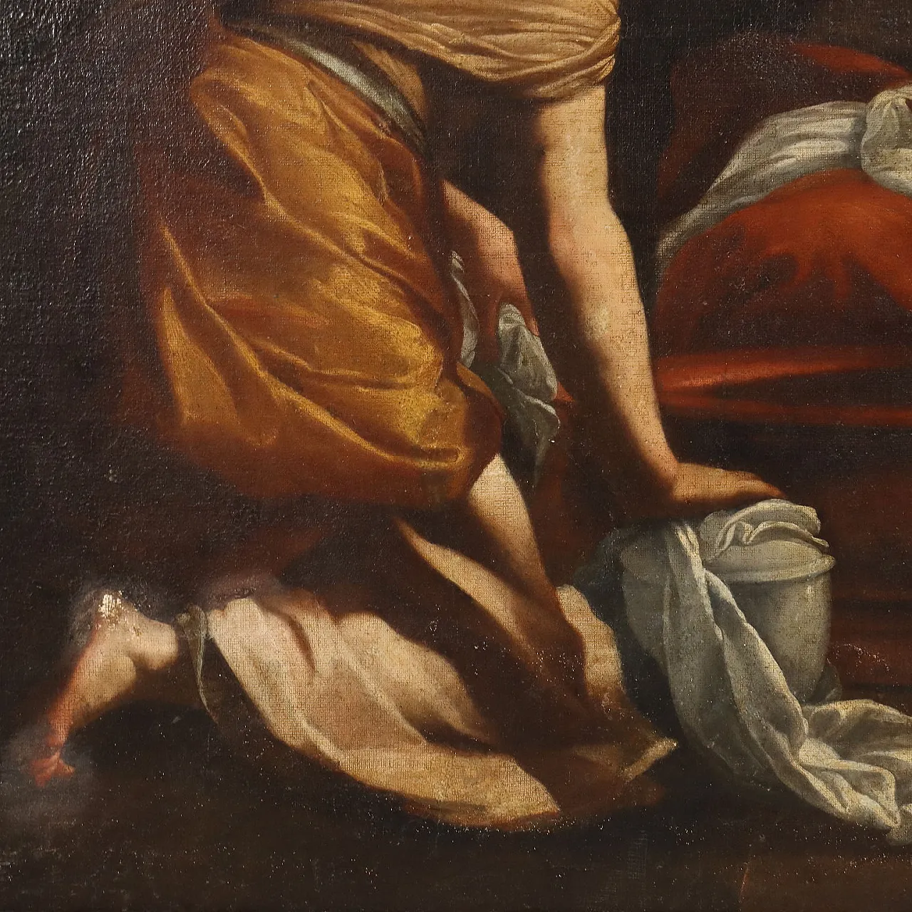 La Nascita di Maria Vergine, olio su tela, '500 8