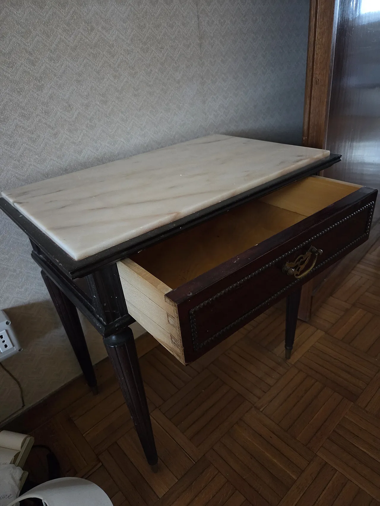 Triptych Louis XVI style bedroom, mid-20th century 9