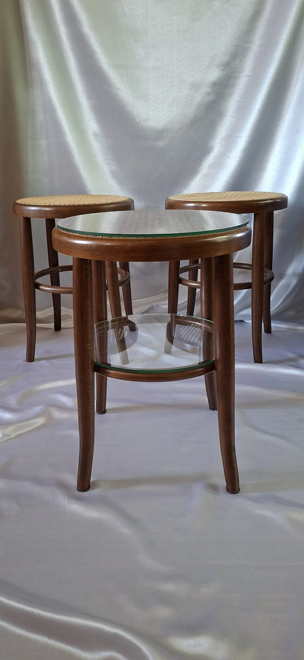 Three Viennese style stools 10