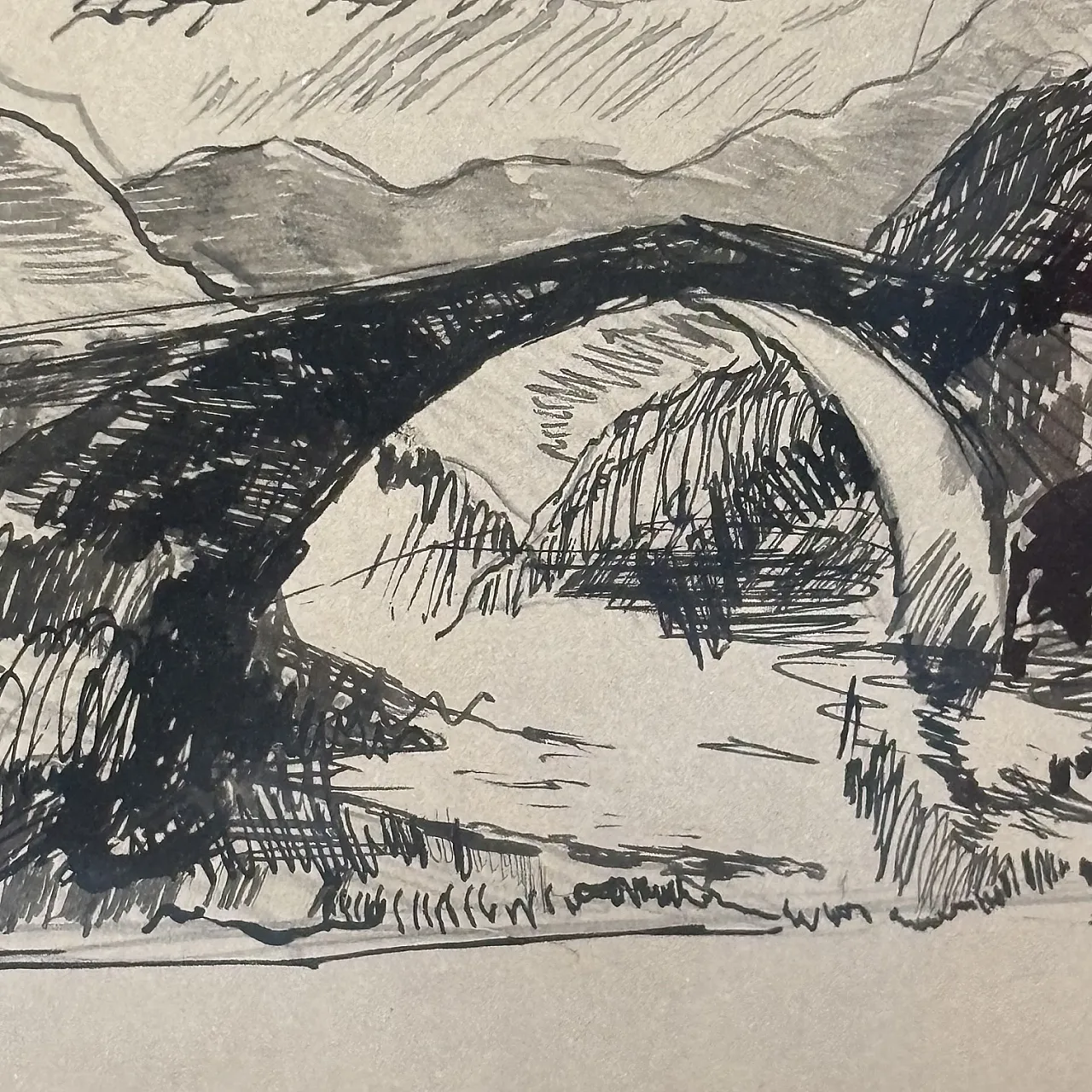 Opera di Giacomo Balla, Disegno realizzato a China, anni '50 6