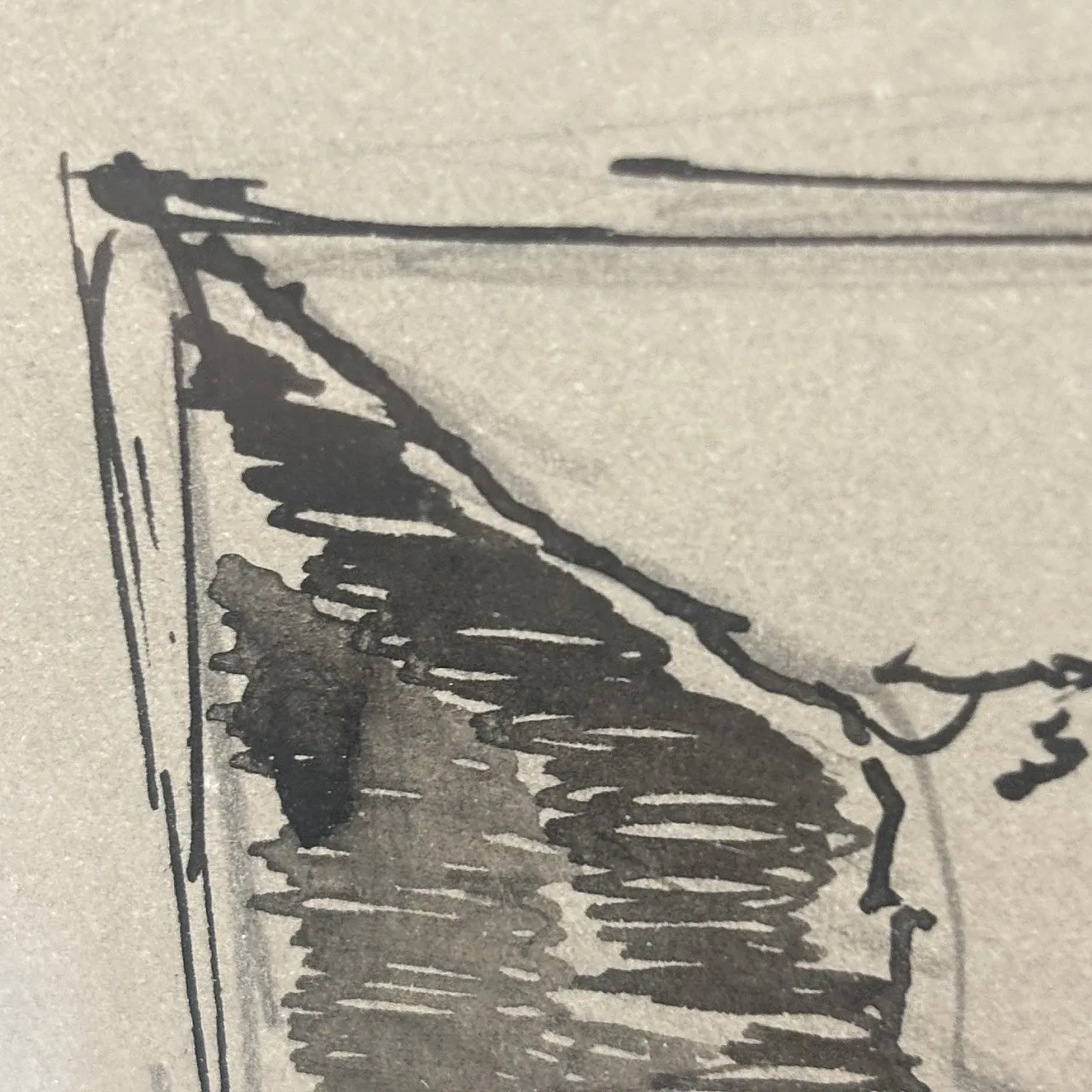 Opera di Giacomo Balla, Disegno realizzato a China, anni '50 9