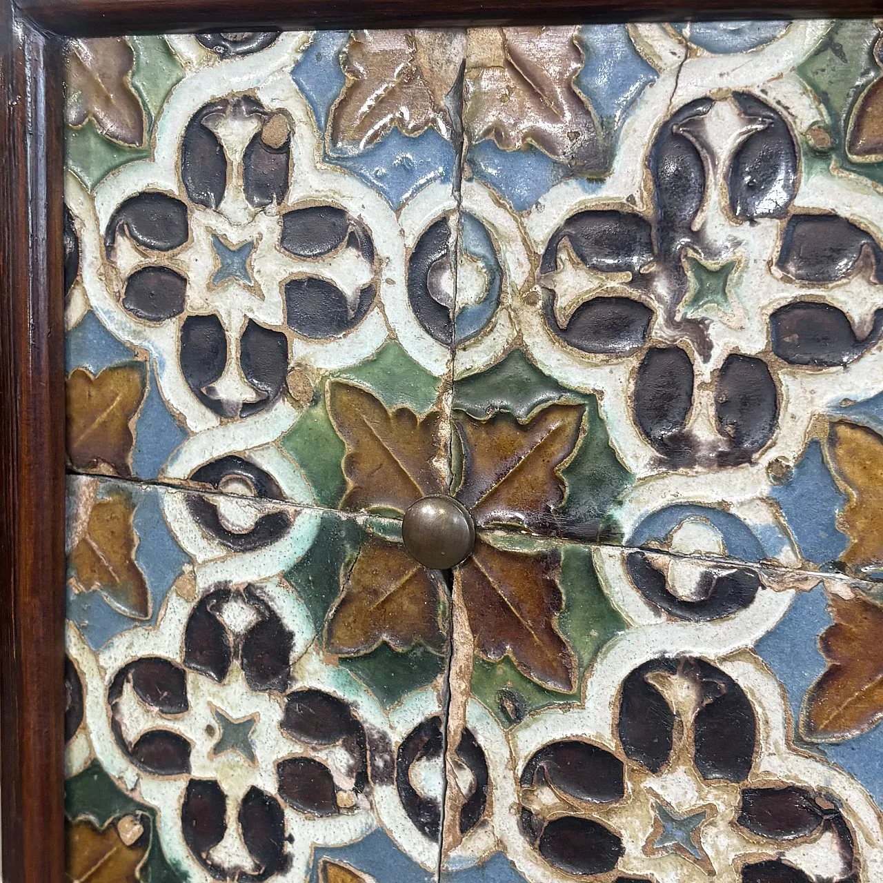 Piano-pannello mattonelle maiolica Azulejos Spagna, '700 4