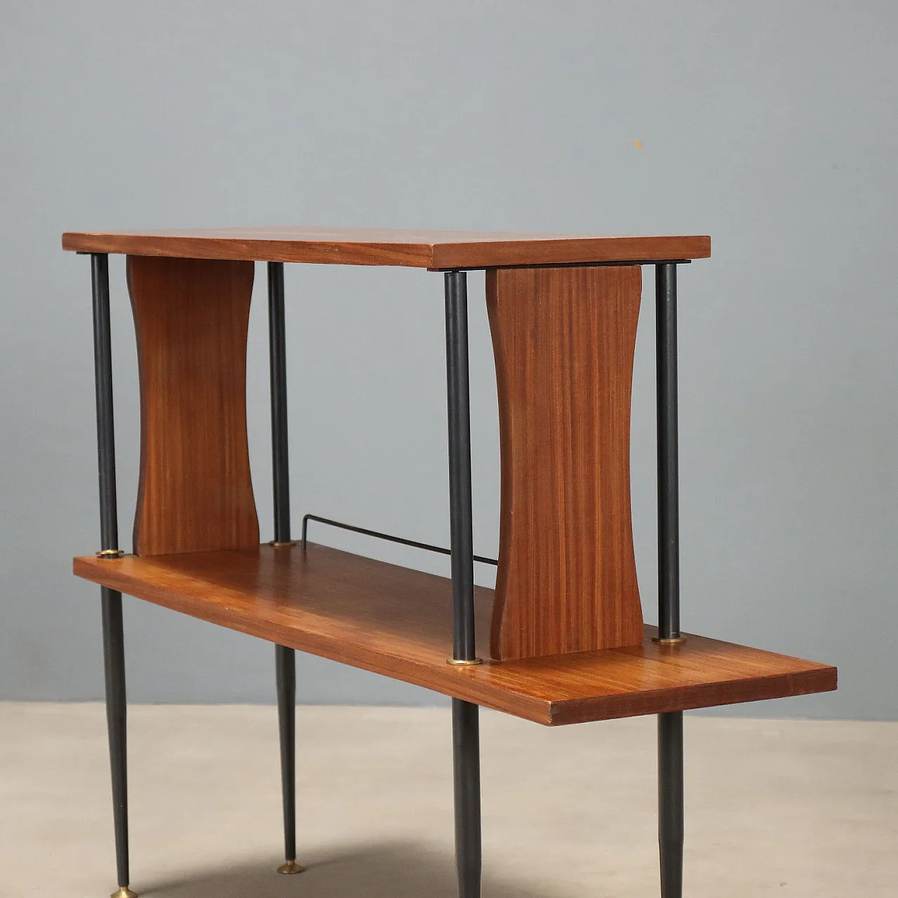 Cabinet in teak and metal, 1960s 3