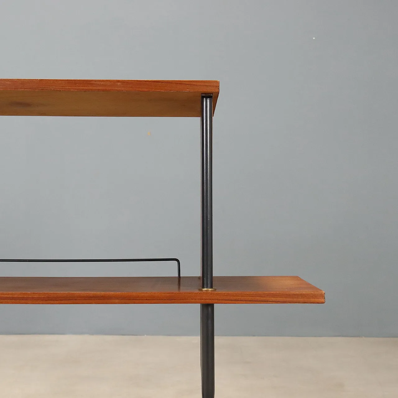 Cabinet in teak and metal, 1960s 5