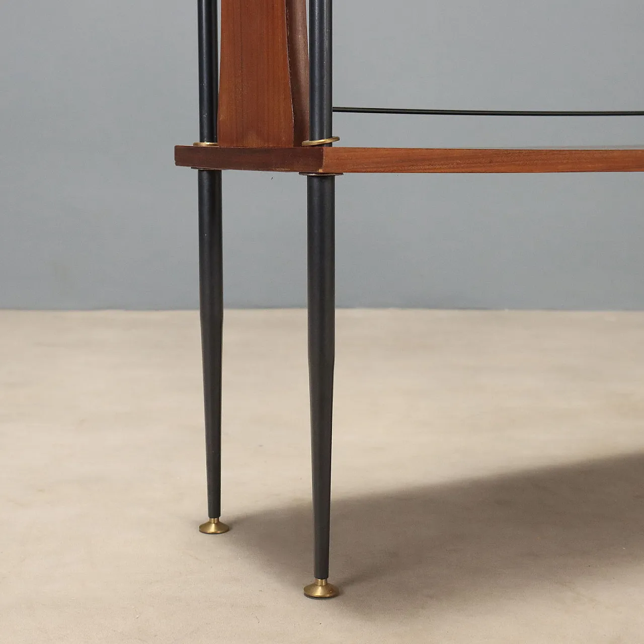 Cabinet in teak and metal, 1960s 6
