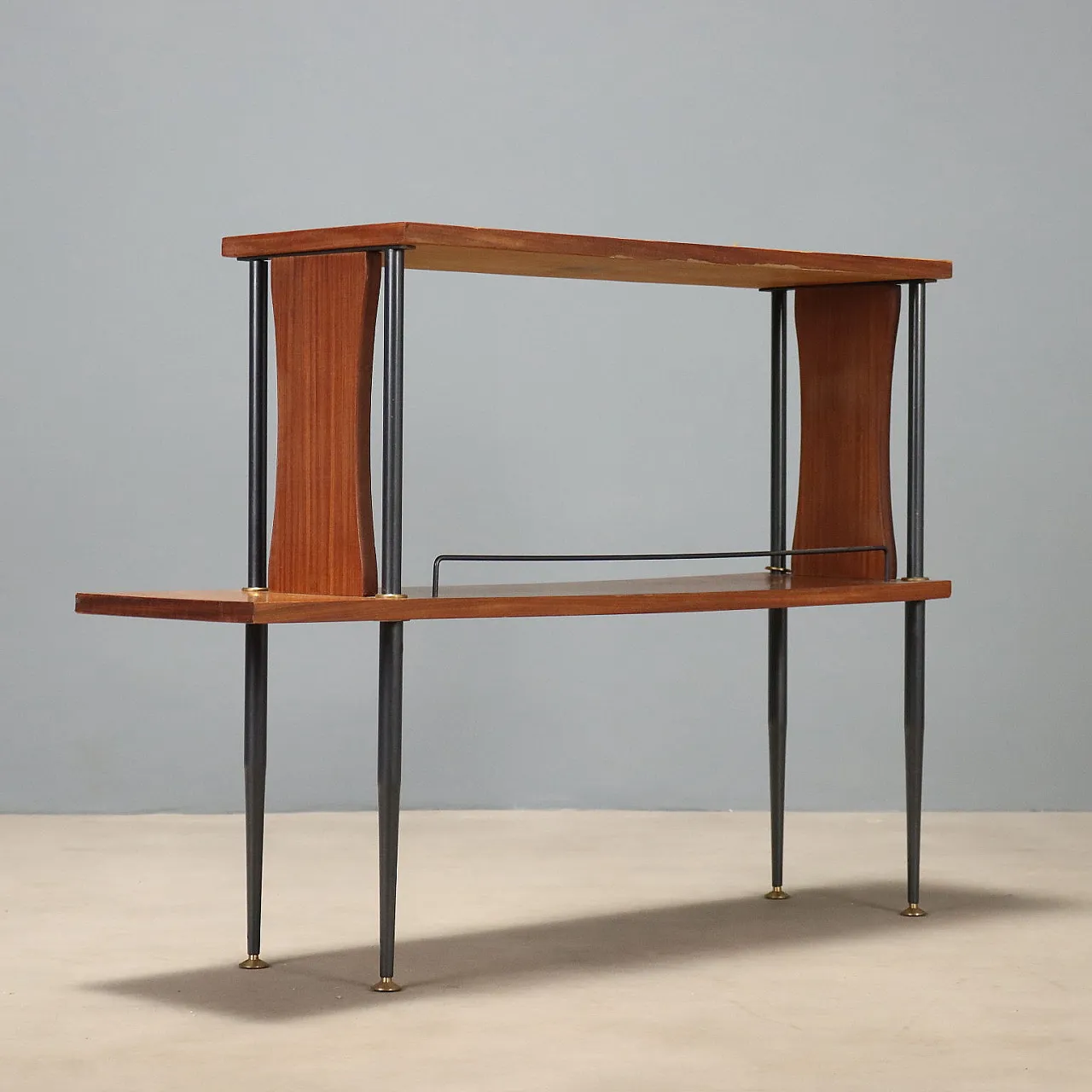 Cabinet in teak and metal, 1960s 8