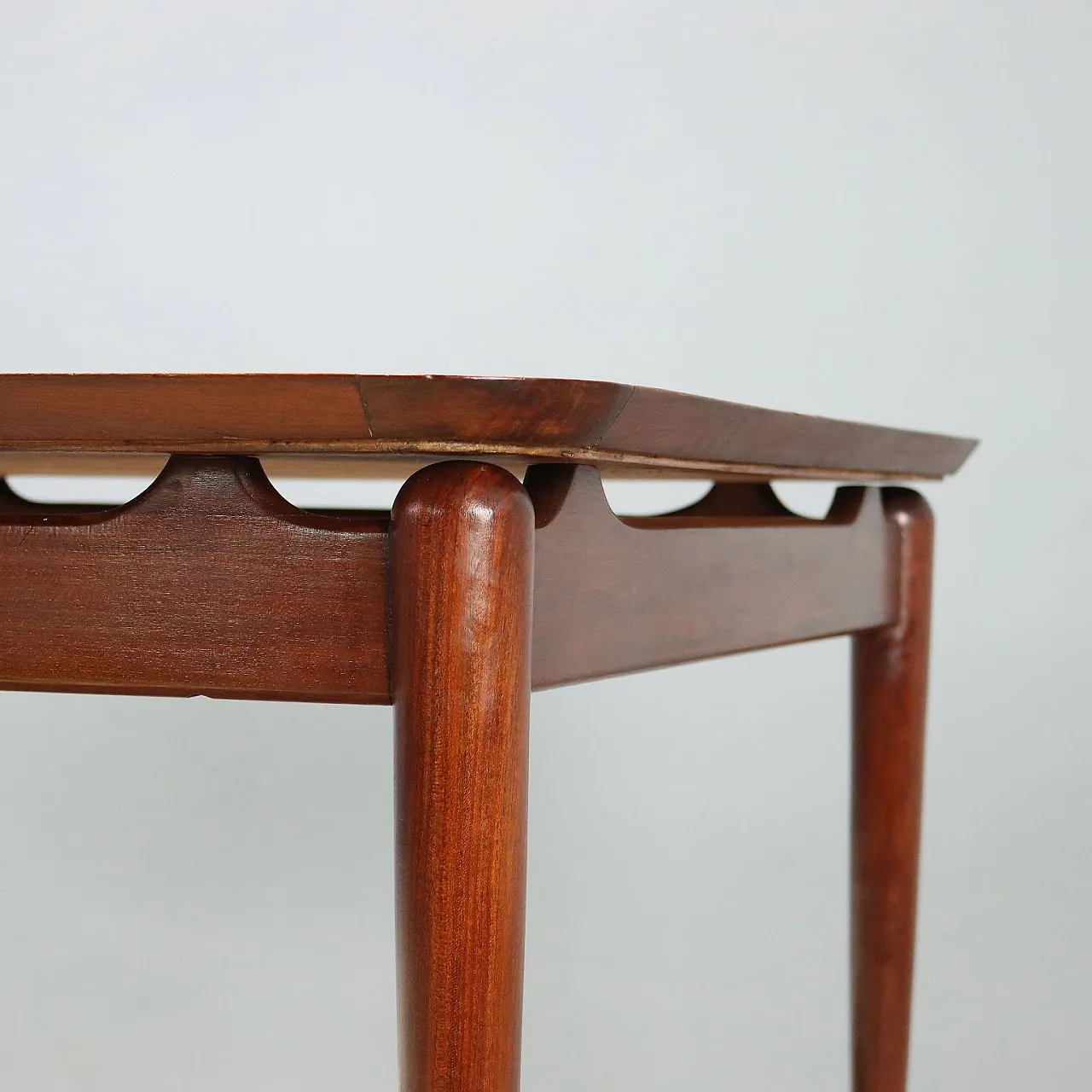 Table with glass on top, mid-20th century 5