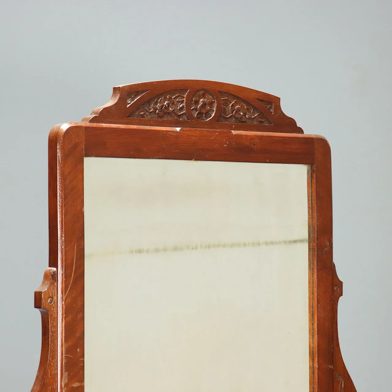 Cassettone Liberty in mogano con piano in marmo, '900 4