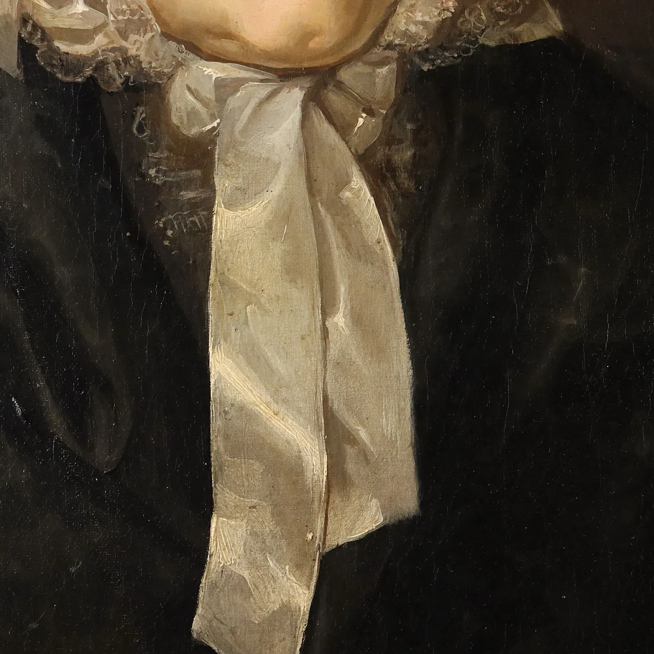 Painted Female Portrait, oil on canvas, 19th century 6
