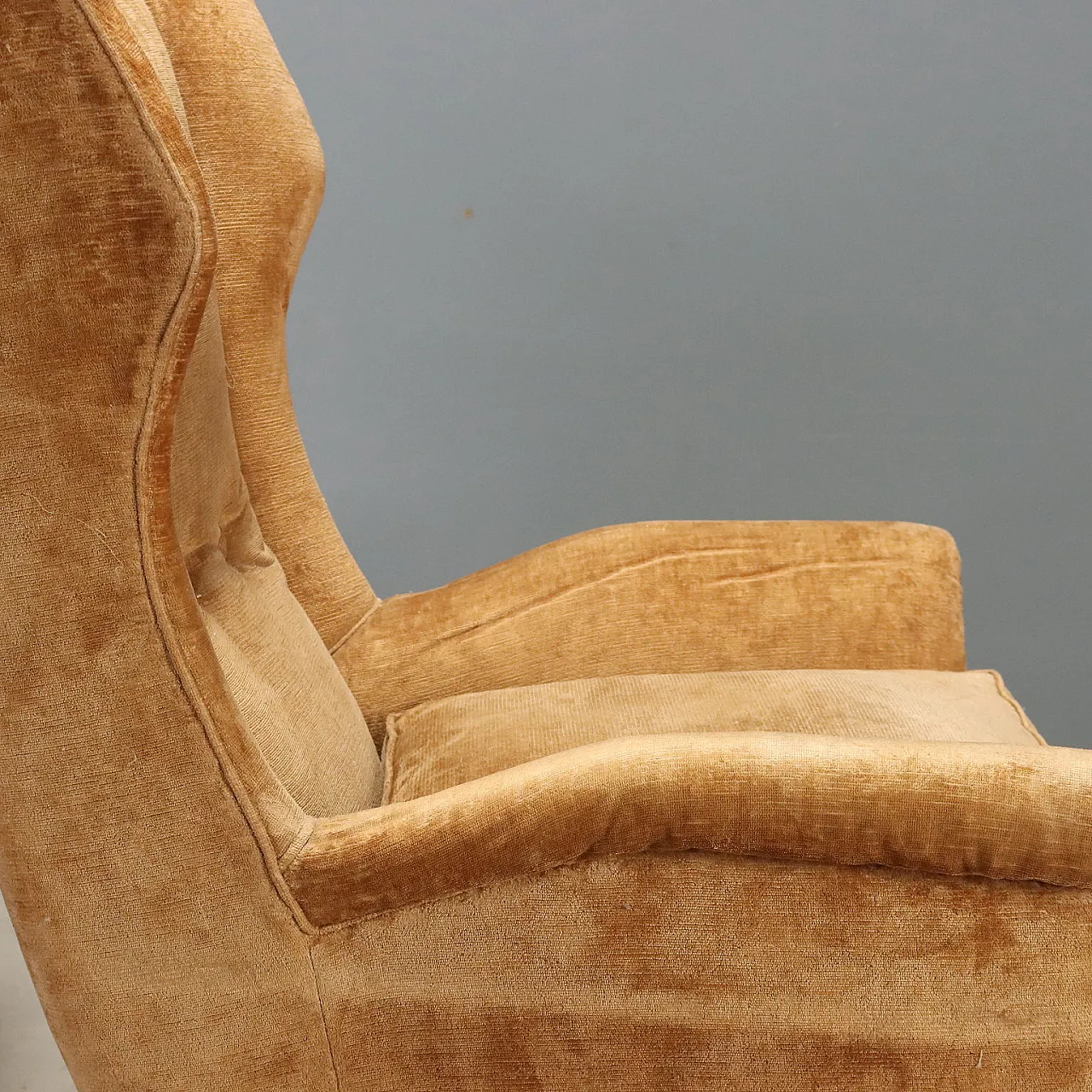Pair of Bergère armchairs, 1950s 5