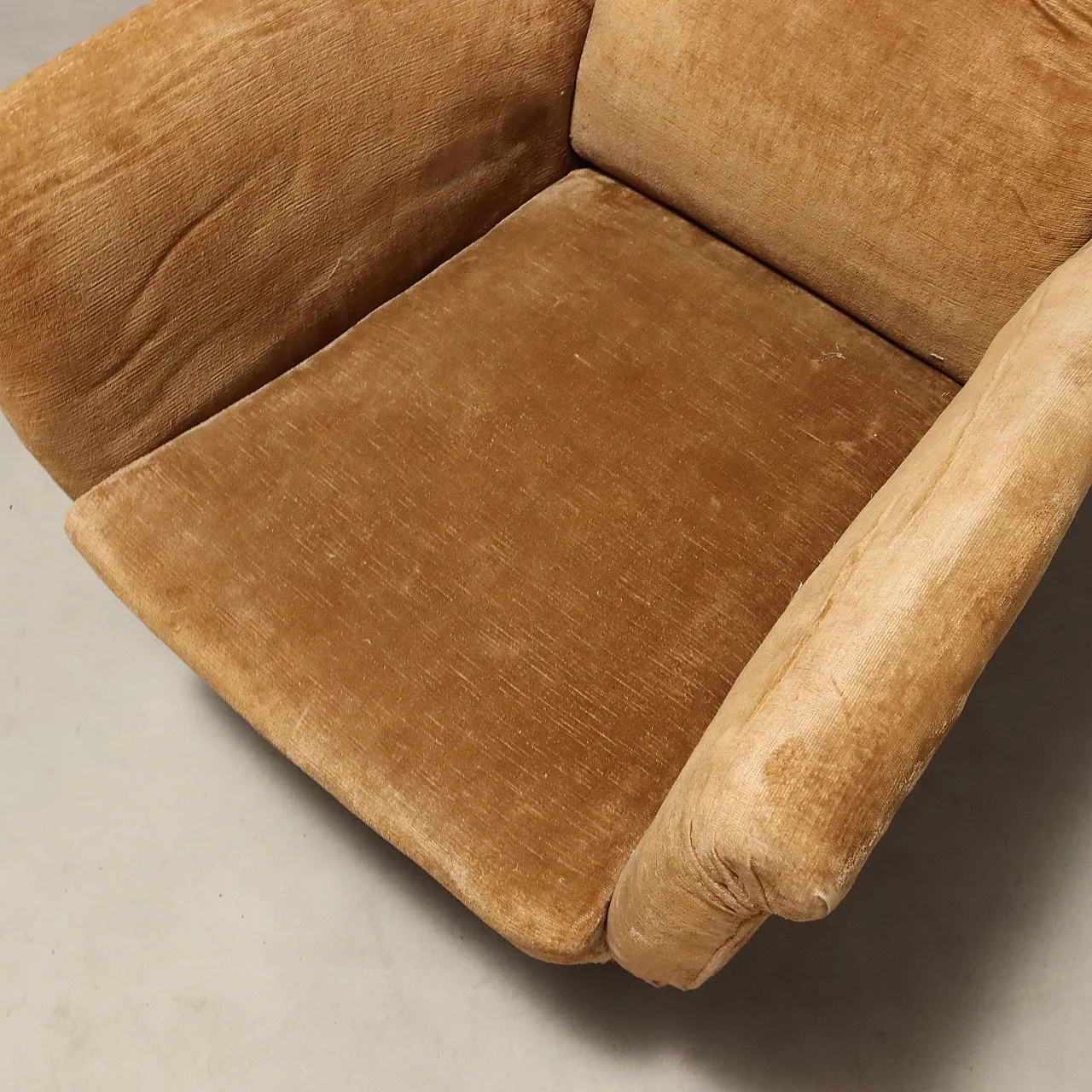 Pair of Bergère armchairs, 1950s 9