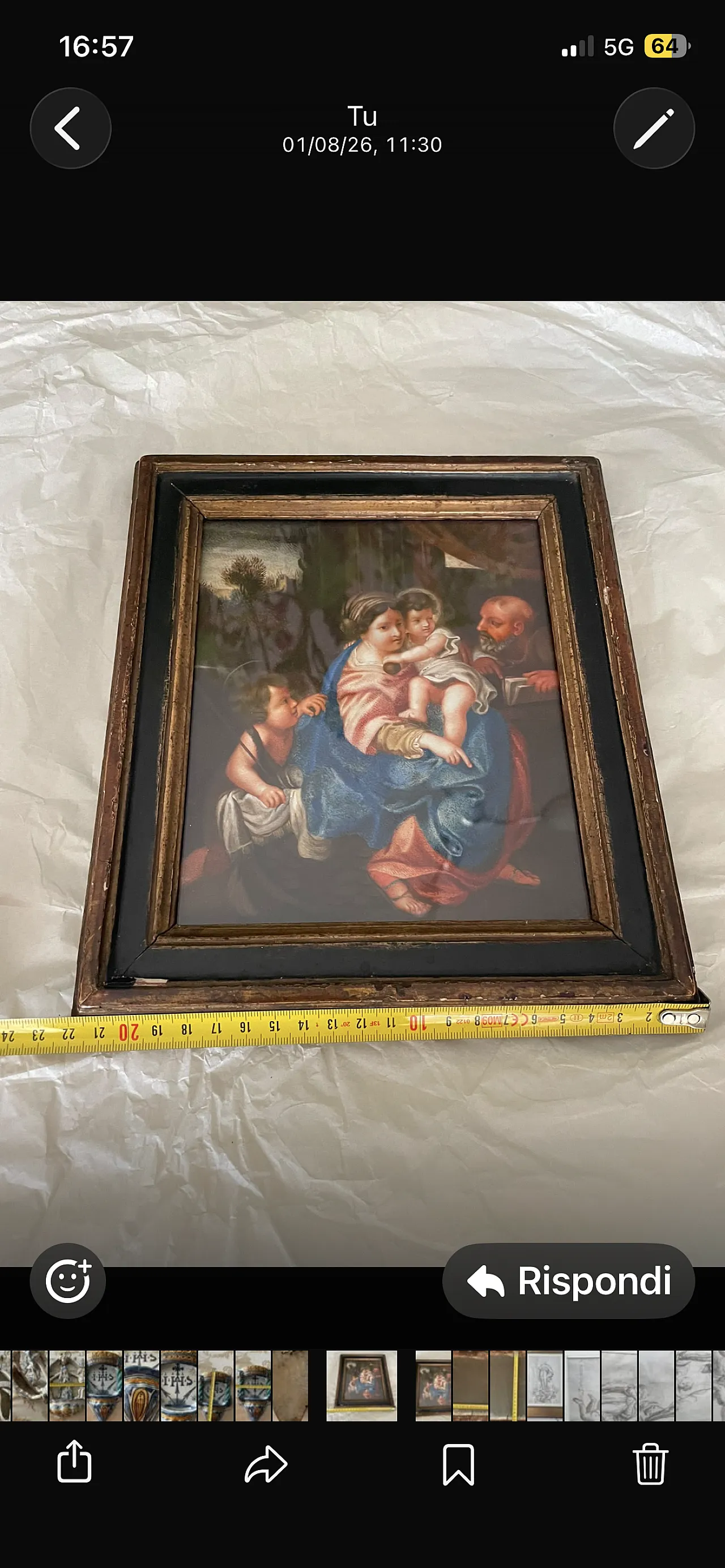Holy Family with Saint John, after A, Carracci, 20th century 6