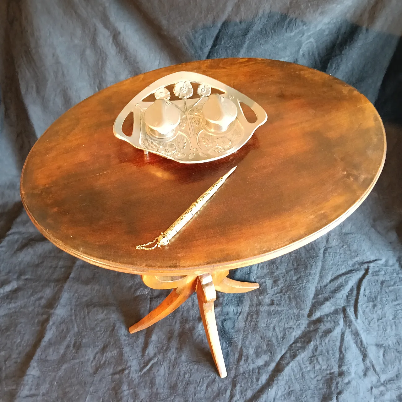 Bidermeier style service table. 60s 15