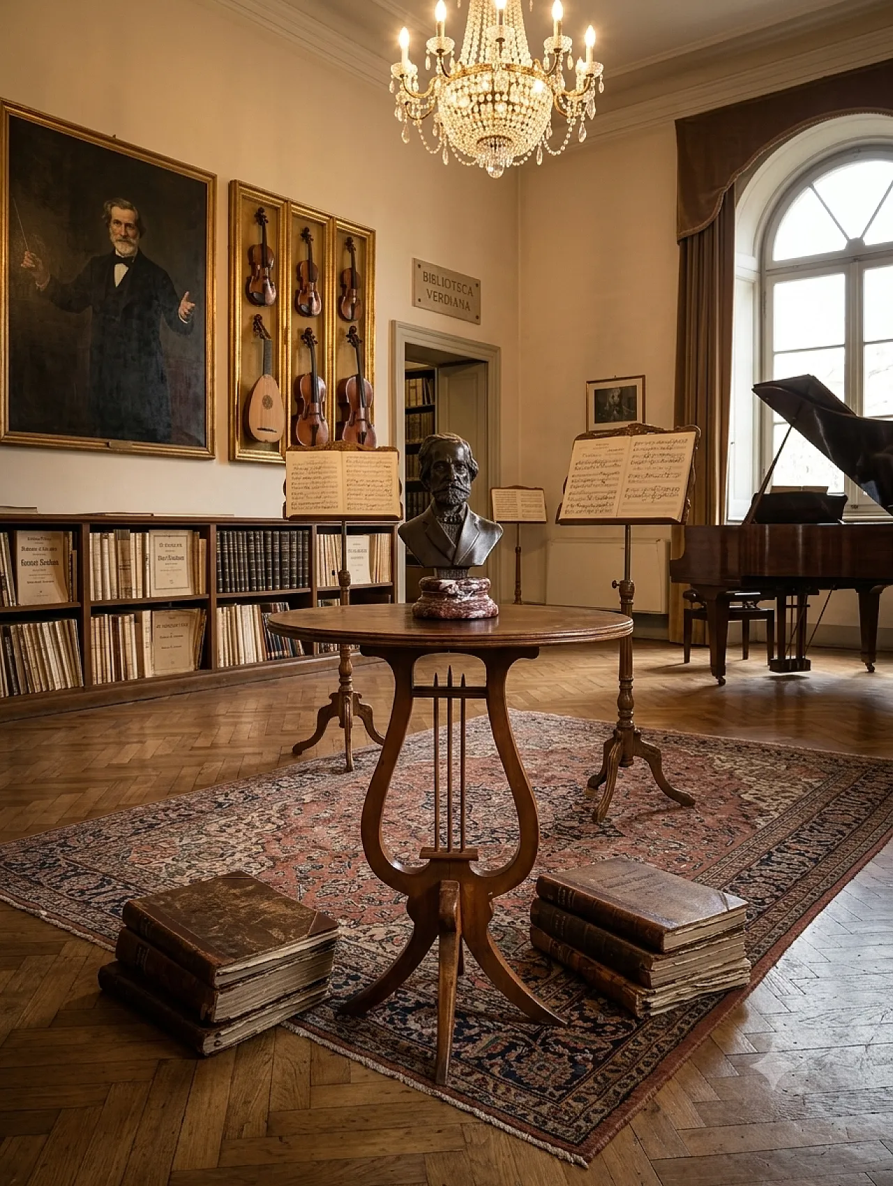 Bidermeier style service table. 60s 16