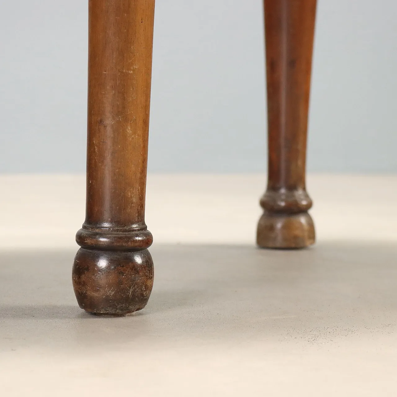 Demi Lune console in walnut, 19th century 5