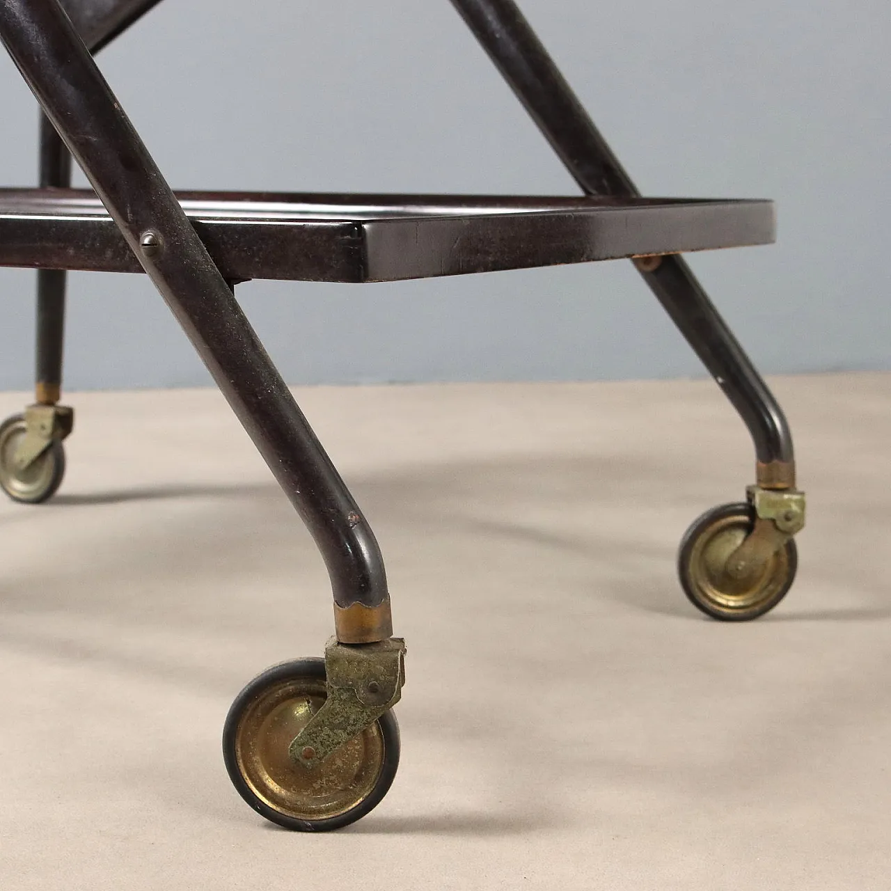 Cart with double glass top, 1950s 6