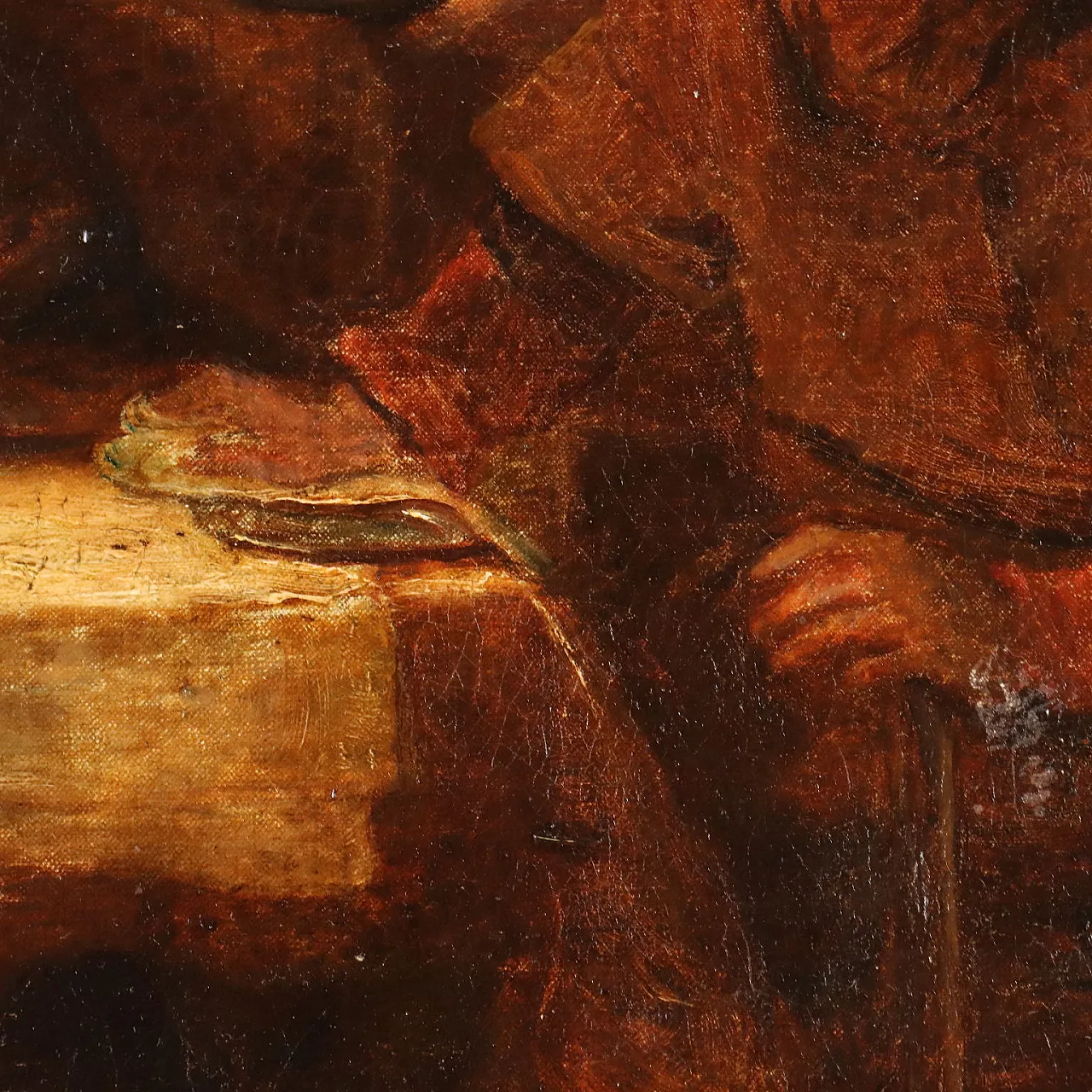 Painting Supper at Emmaus, oil on canvas, 19th century 7