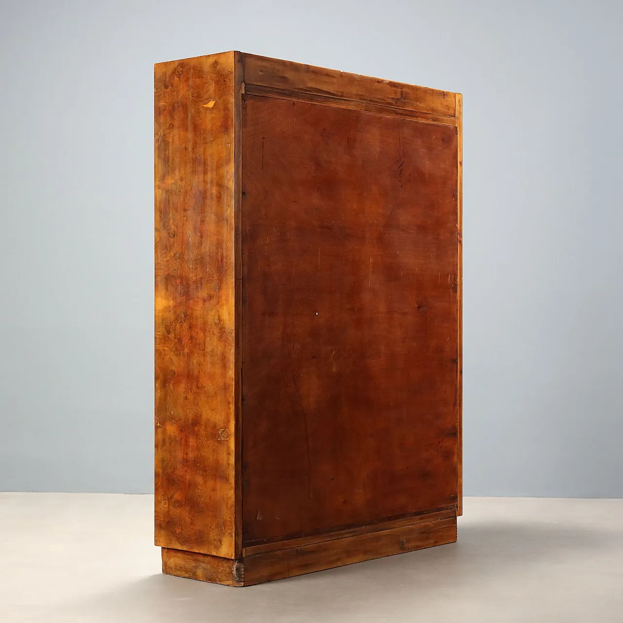 Arredo in radica con maniglie in alluminio, anni '30 10
