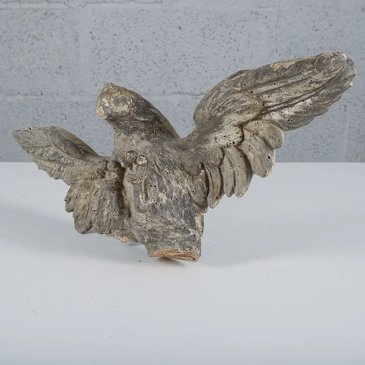 Hand-carved and carved wooden Napoleonic eagle, late 18th century 3