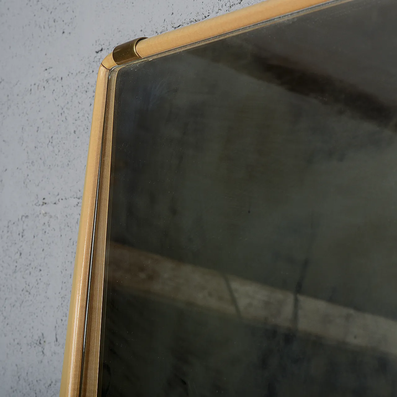 Specchiera con cornice in legno Dassi, anni '50 5
