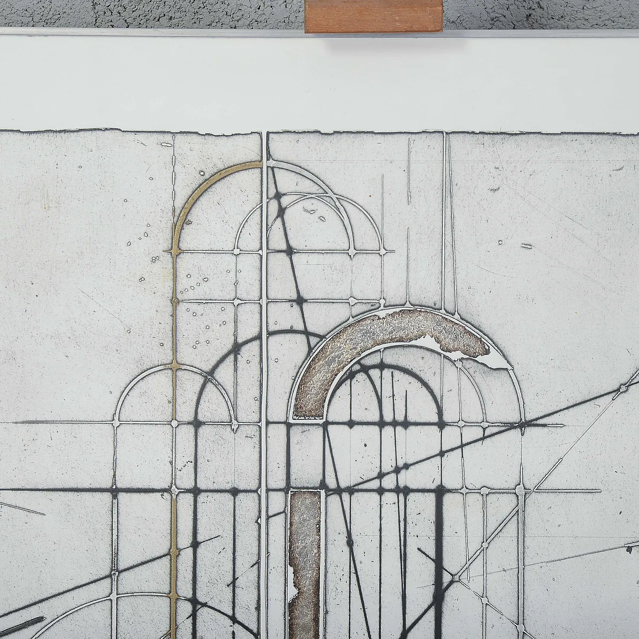 Quadro tecnica di Walter Valentini, tardo '900 2