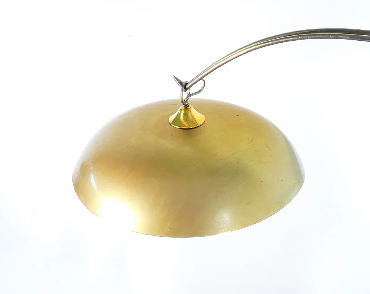 Lampada cielo-terra in ottone, anni '40 8