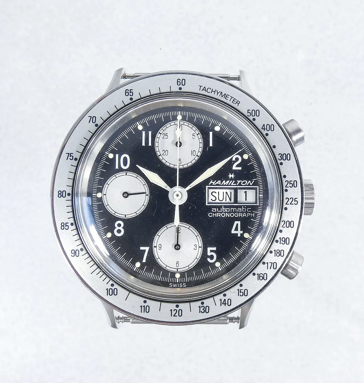 Cronografo automatico HAMILTON mod. 9367, anni '80 3