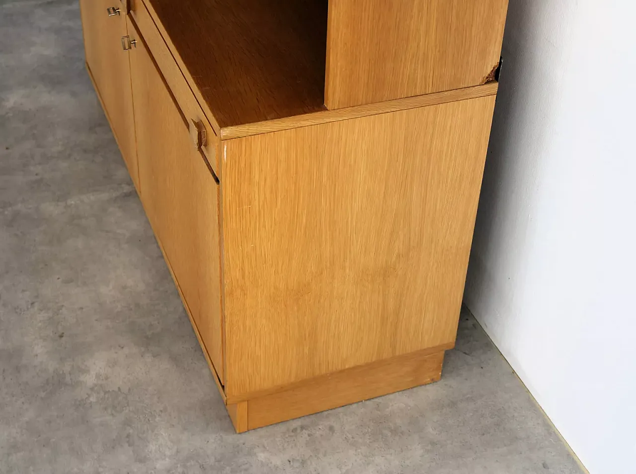 Libreria in rovere, anni '60 6