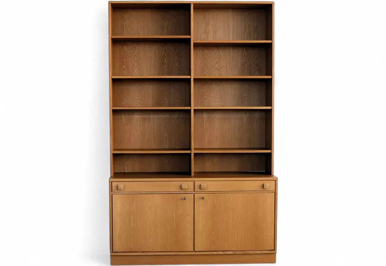 Libreria in rovere, anni '60 11