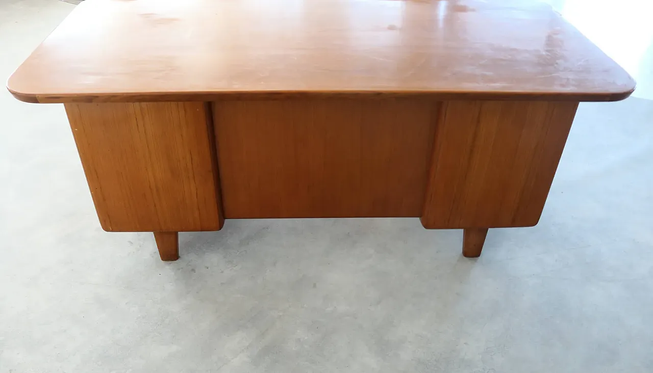 Scrivania XL in teak, anni '60 7