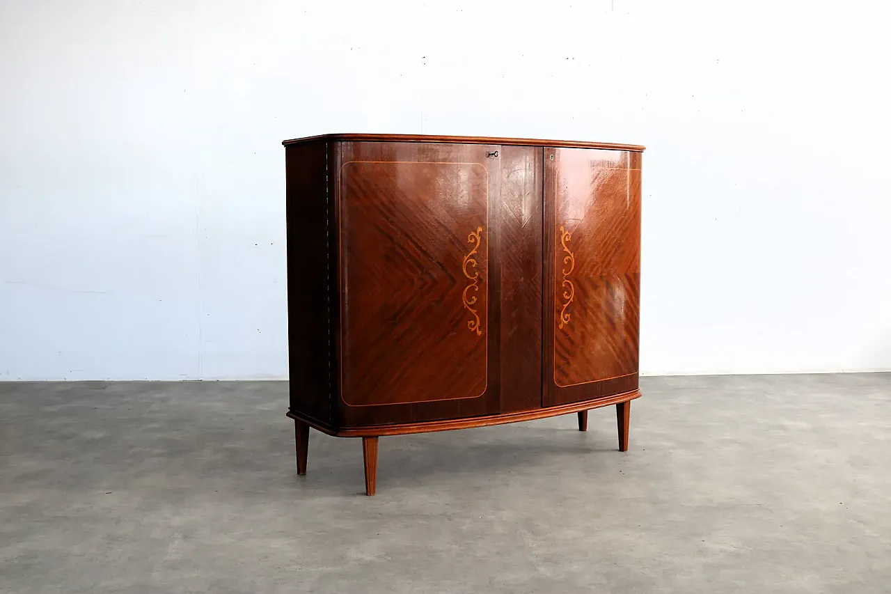 Mobiletto da parete, armadio in legno, Bjästa, anni '50 1