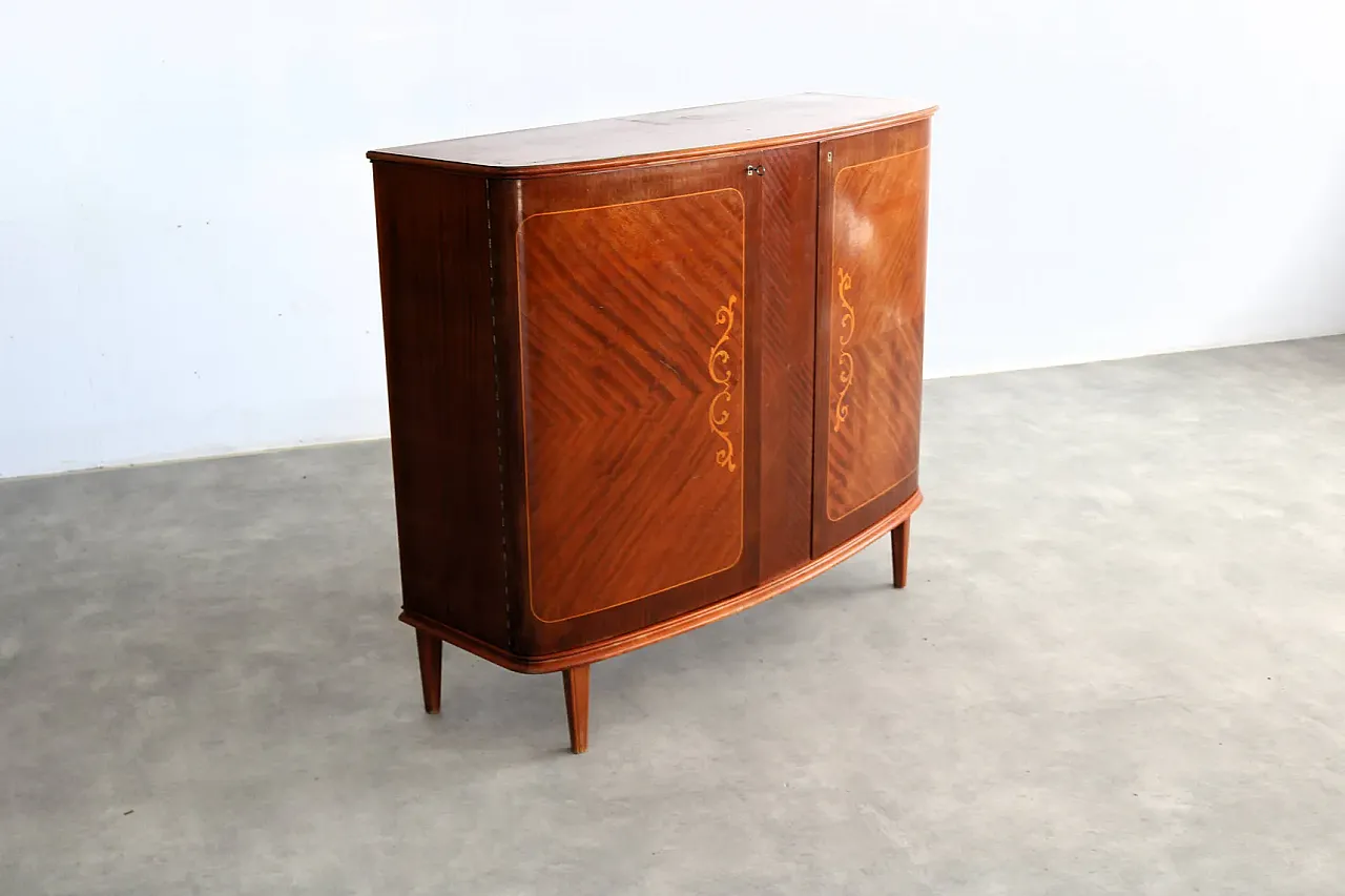 Mobiletto da parete, armadio in legno, Bjästa, anni '50 3