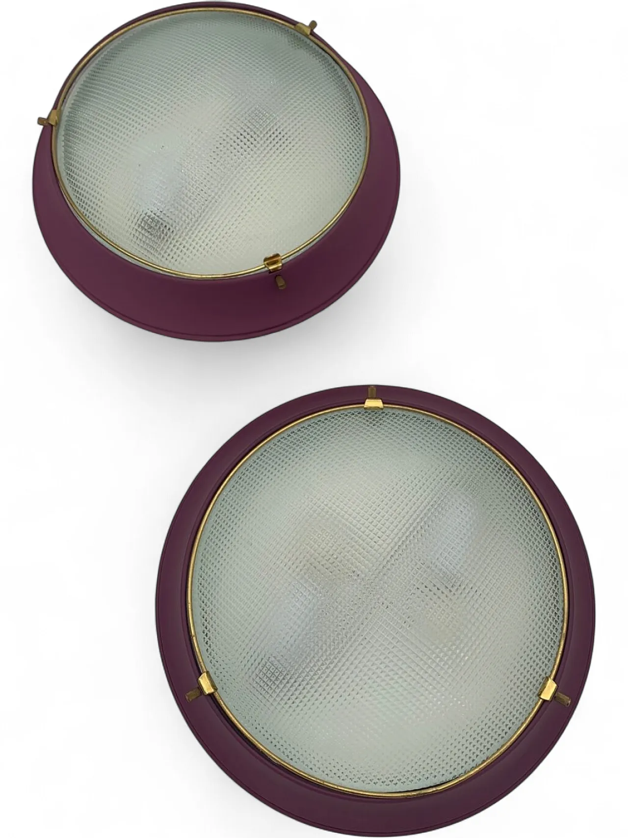 Pair of sconces attributed to Fontana Arte, 1960s 5