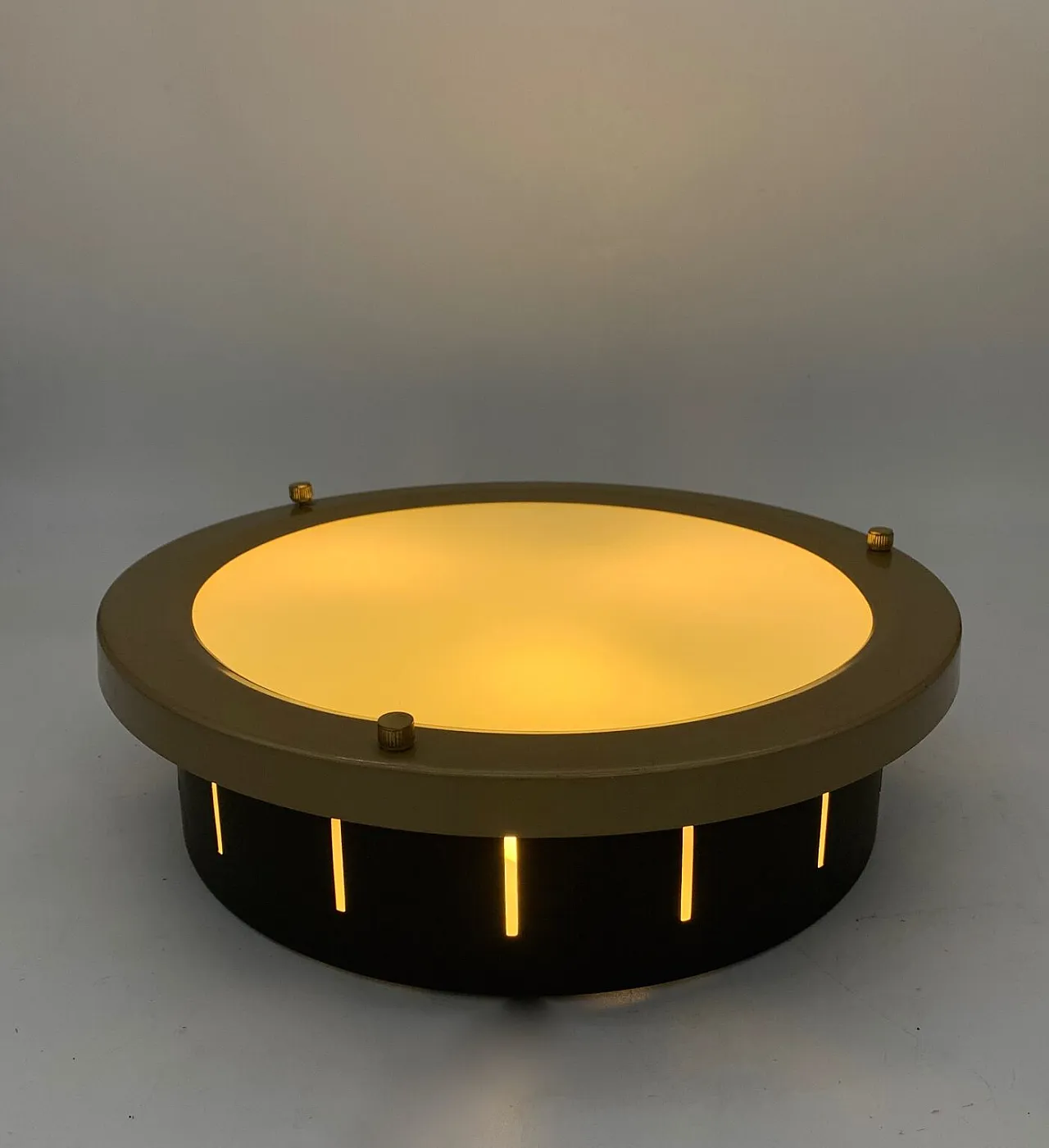 Single ceiling light attributed to Stilnovo, 1960s 4