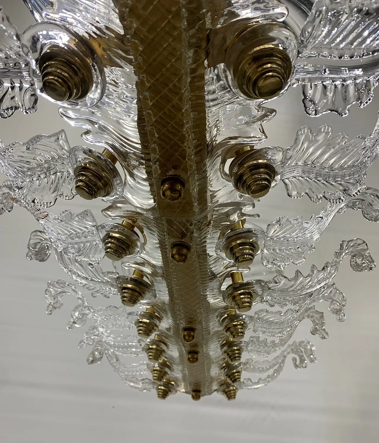 Seguso pendant chandelier, 1950s 9