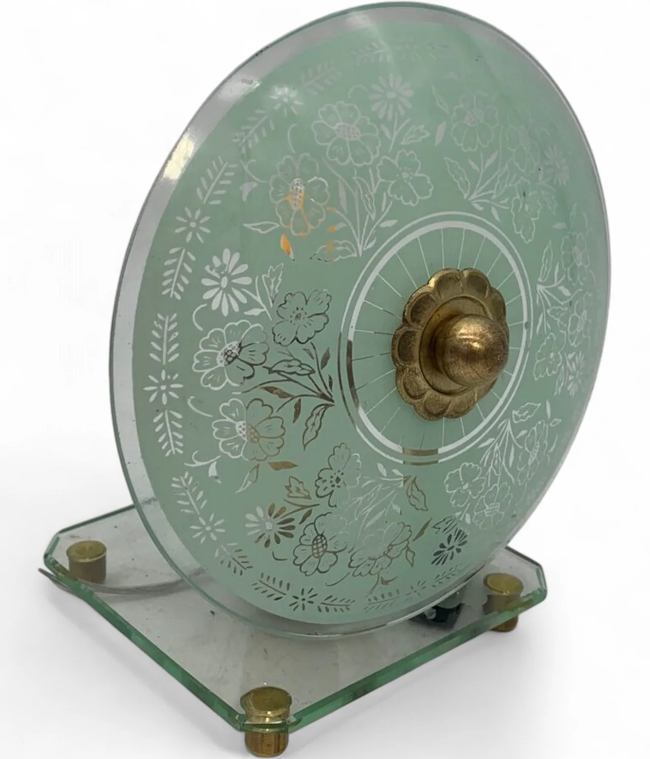 Single table lamp attributed to Fontana Arte, 1940s 7