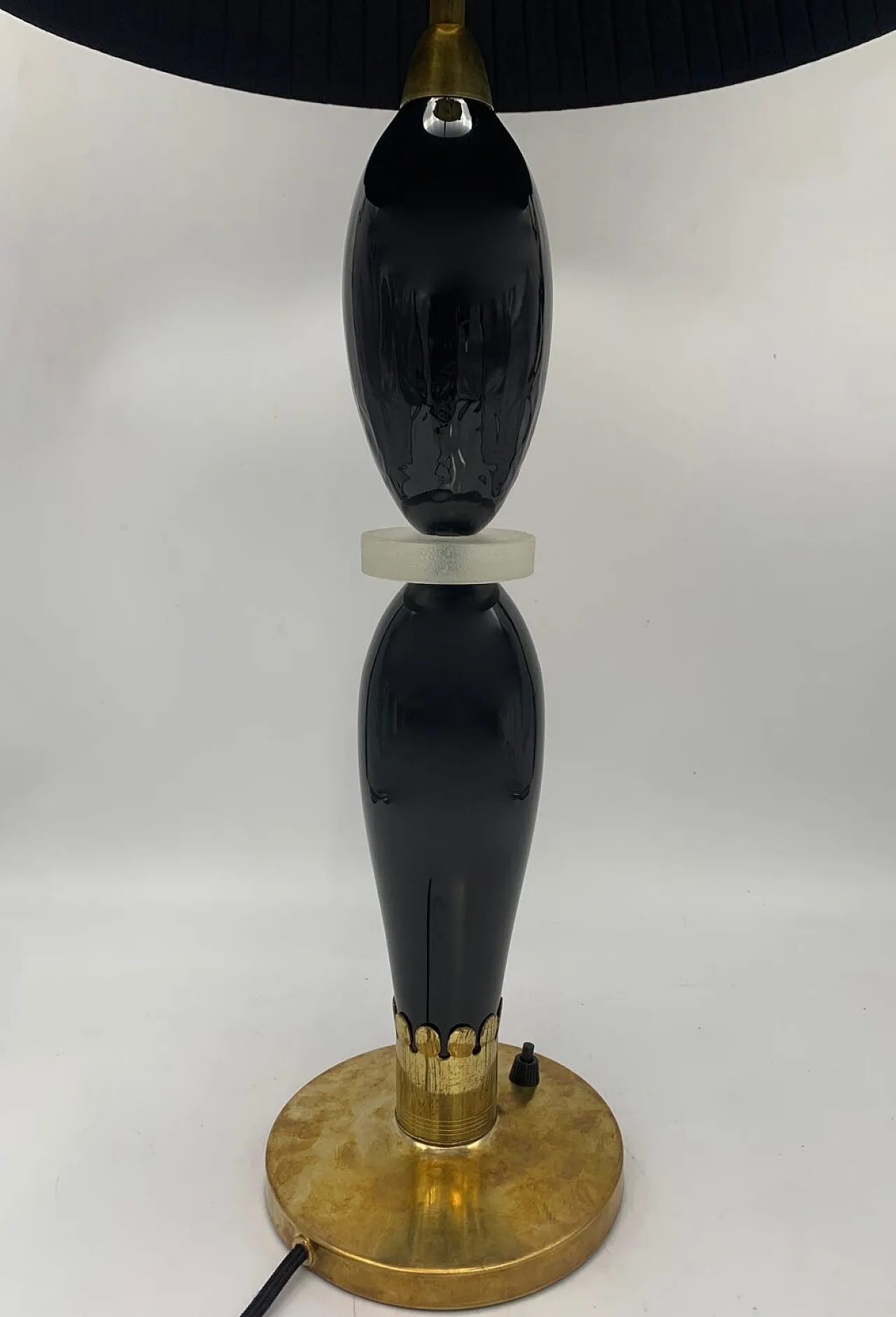 Pair of Murano table lamps attributed to Mazzega, 1960s 1