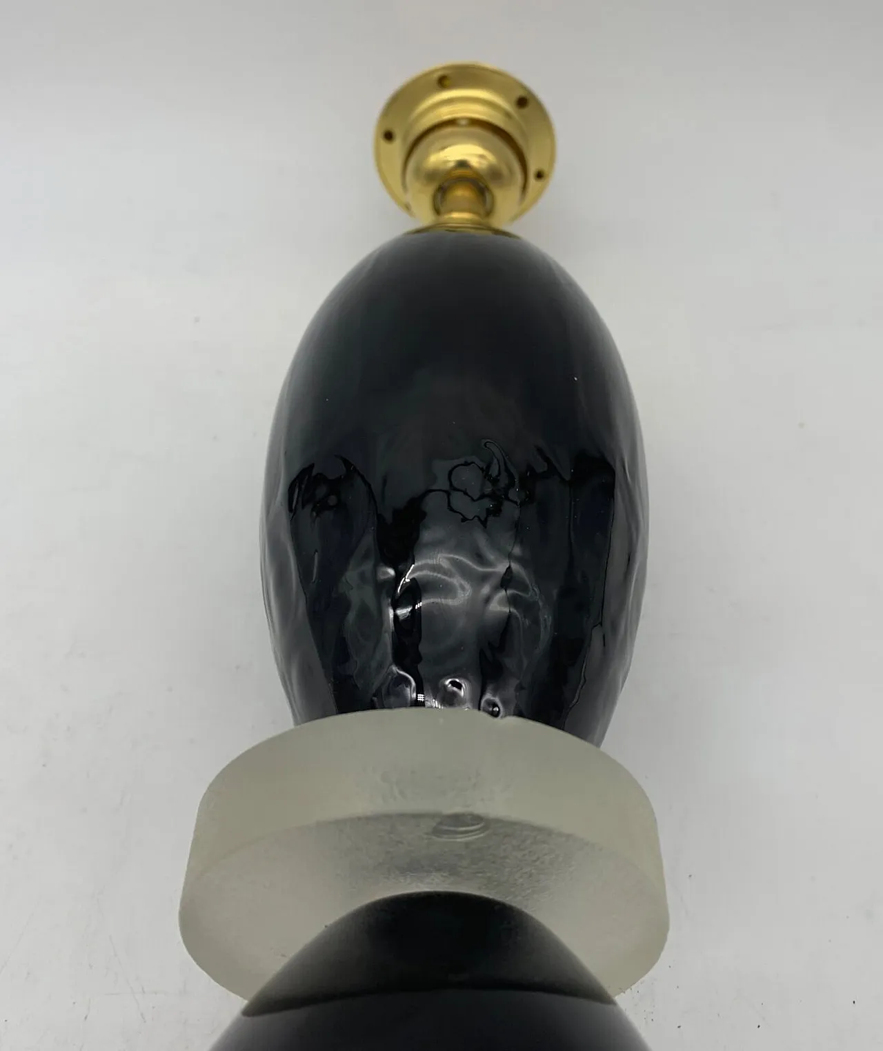 Pair of Murano table lamps attributed to Mazzega, 1960s 5