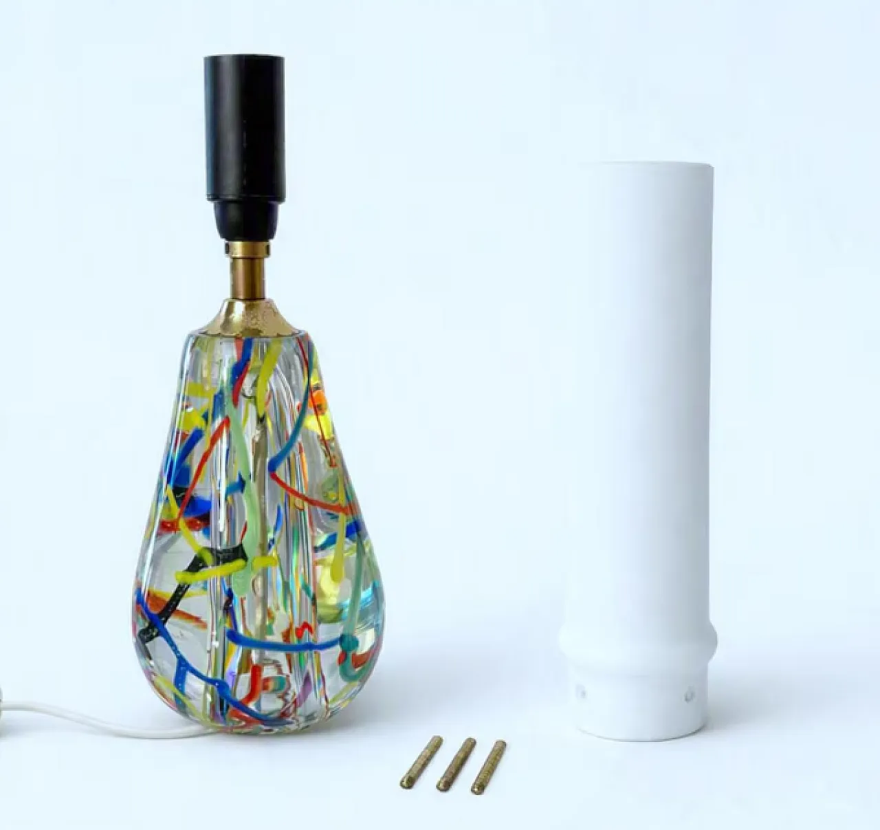Table lamp by Dino Martens for AURELIANO TOSO, 1950s 4